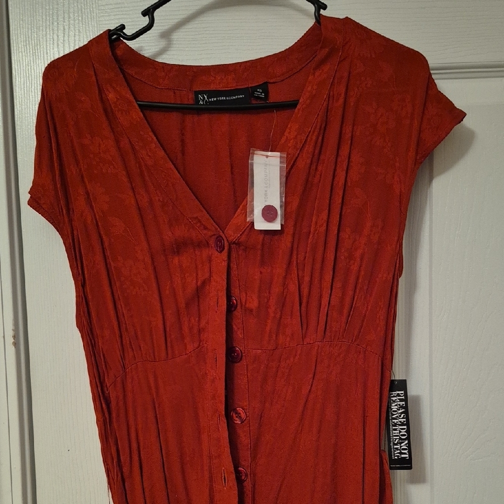 Red Maxi Dress - Picture 3 of 8